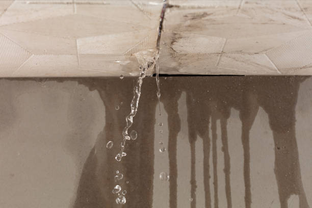 Professional Burst Pipe Cleanup technician working in Pepperell, MA